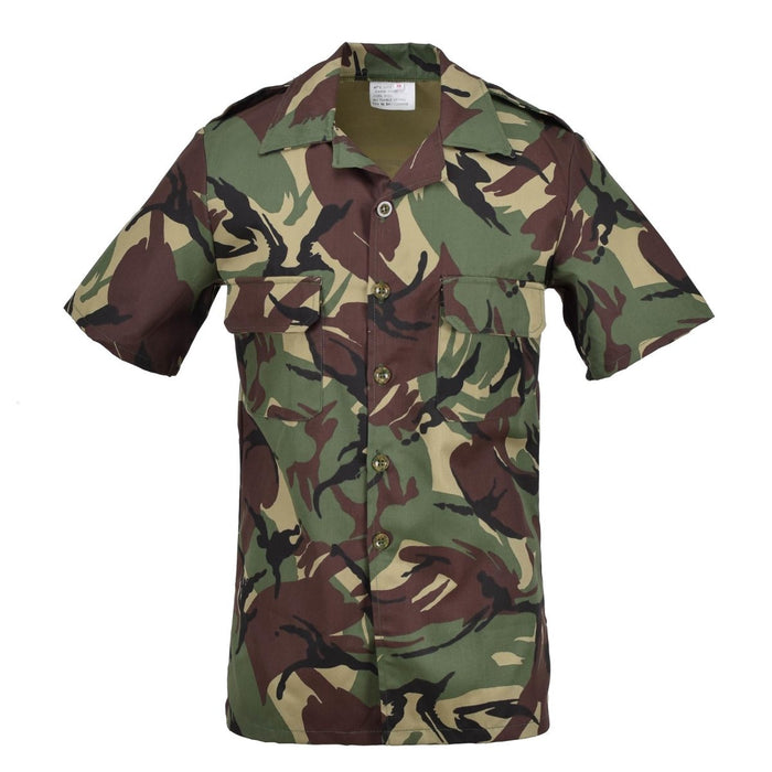 Camisas de manga corta originales de Botswana Military Woodland Combat ligeras NUEVAS - GoMilitar