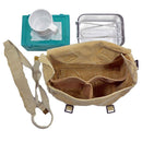 Original Ejército Británico 5L Mochila Bolsa Correa De Hombro Excedente Militar Caqui