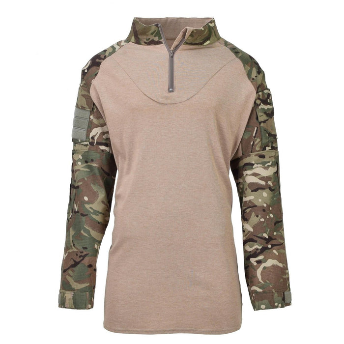 Camisetas de combate originales para tripulaciones del ejército británico MTP multicam UBAC clima cálido NUEVO - GoMilitar