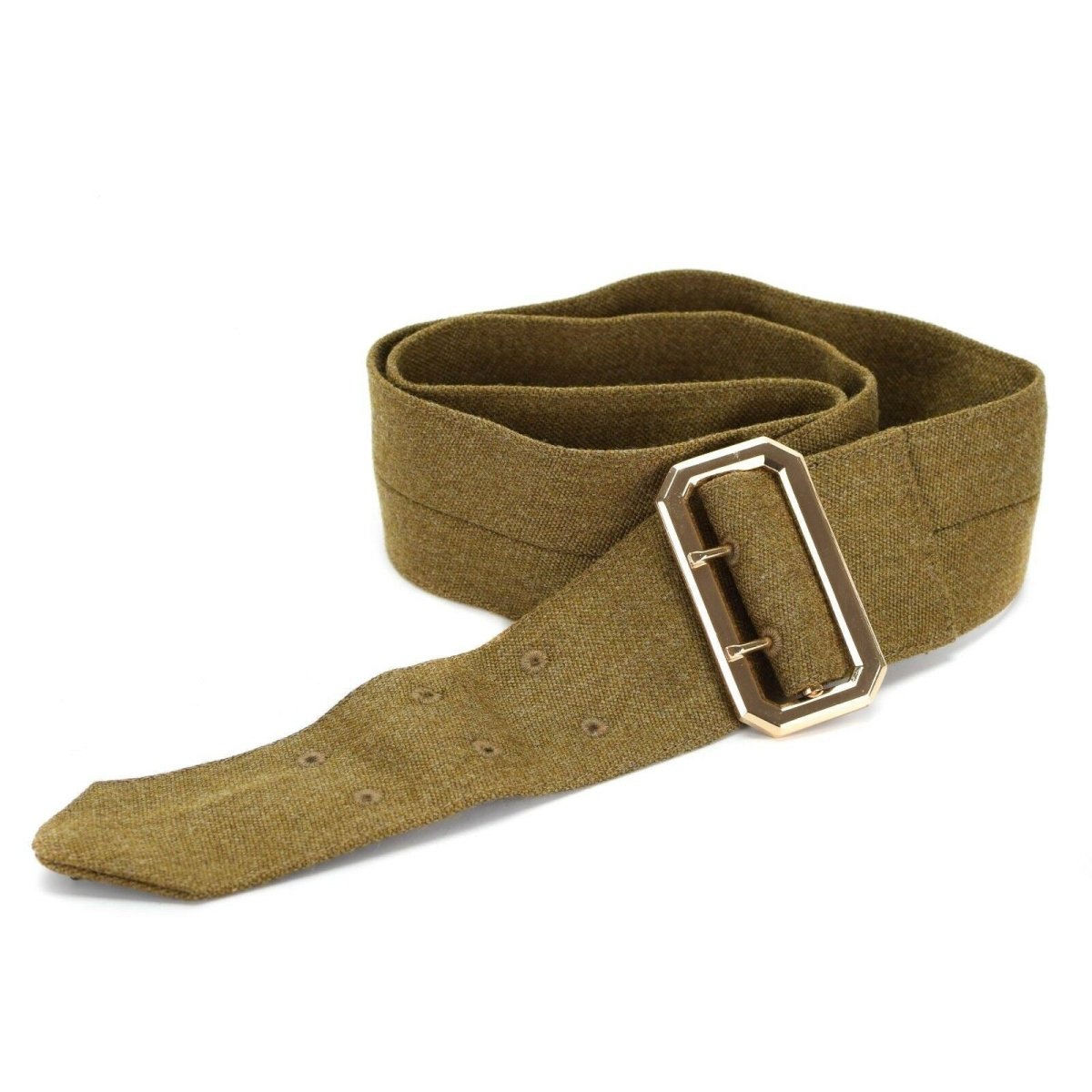 Original del ejército británico Cinturón de la chaqueta del cinturón de uniforme militar Túnica Armada