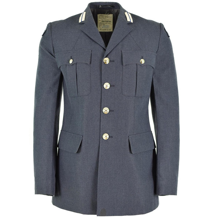 Chaqueta de uniforme formal del ejército británico original desfile de las fuerzas aéreas azules edición militar - GoMilitar