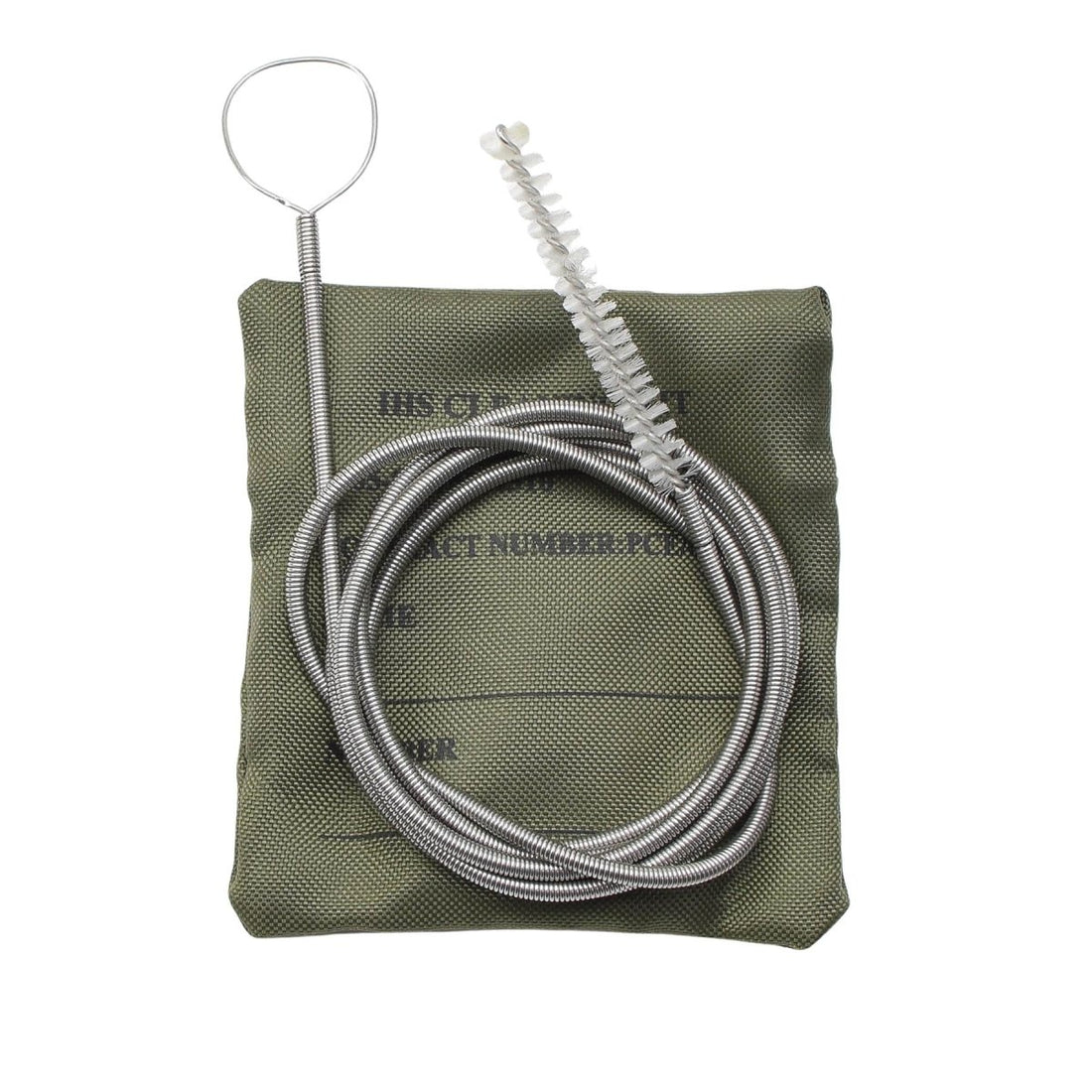 Original del ejército británico Green Metal IHS Kit de limpieza individual Tamaño compacto Nuevo