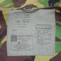 Chaqueta del ejército británico original BDU Combate Smock CELIMO COLLO CON ESCROBA MILITAR