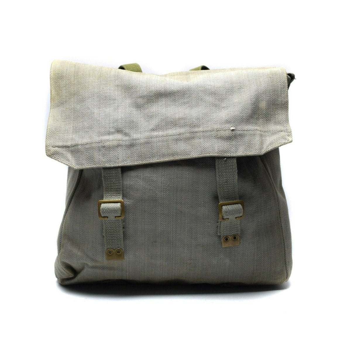 Ejército británico original M37 Haversack Canvas Pack Gris Bolso lateral grande