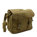 Bolso de hombro original del ejército británico M37, mochila de campo de lona, color caqui
