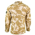 Combate del ejército británico original Combate Desert Camiseta de camisa de campo de campo ligero