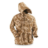 Original del ejército británico combate chaqueta desértica chaqueta de parka smock a prueba de viento nuevo