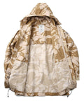 Original del ejército británico combate chaqueta desértica chaqueta de parka smock a prueba de viento nuevo