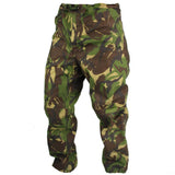 Combate militar del ejército británico original DPM CAMO Pantalones de lluvia impermeable Goretex