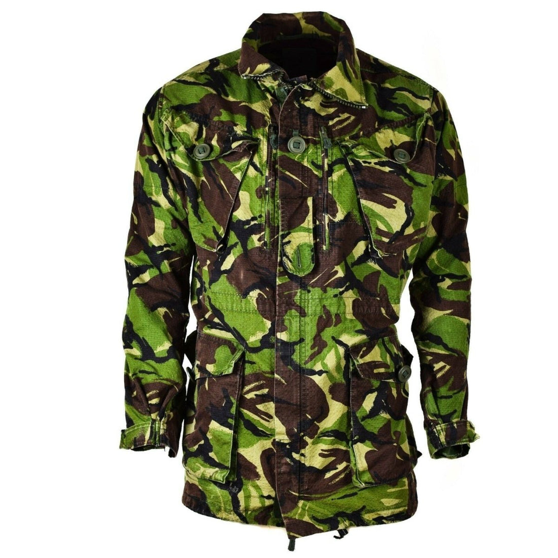 Combate militar del ejército británico original Combate DPM Jungle Chaqueta Parka 95 Smock Rip Stop
