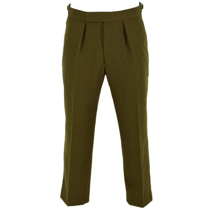 Pantalones de uniforme oficial del ejército británico originales, pantalones de desfile OD, edición militar - GoMilitar