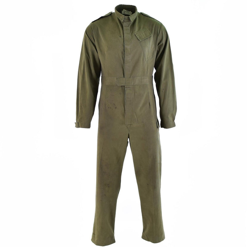 El ejército británico original del traje verde oliva de la cubierta de la cubierta de los monos de la mecánica