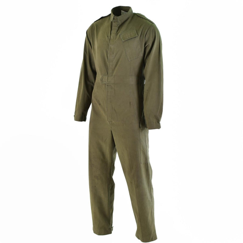 El ejército británico original del traje verde oliva de la cubierta de la cubierta de los monos de la mecánica