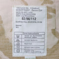 Pantalones del ejército británico original Las tropas de campo de DP del desierto combaten los pantalones de BDU a prueba de viento