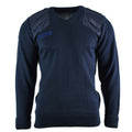 Jumper del jersey de la policía del ejército británico original suéter de cuello en V de cuello en V