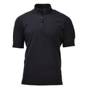 Original British army Police tactical T-shirts short sleeve zipped black NEW - GoMilitar