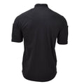 Camisetas tácticas de la policía del ejército británico original manga corta con cremallera negra nueva
