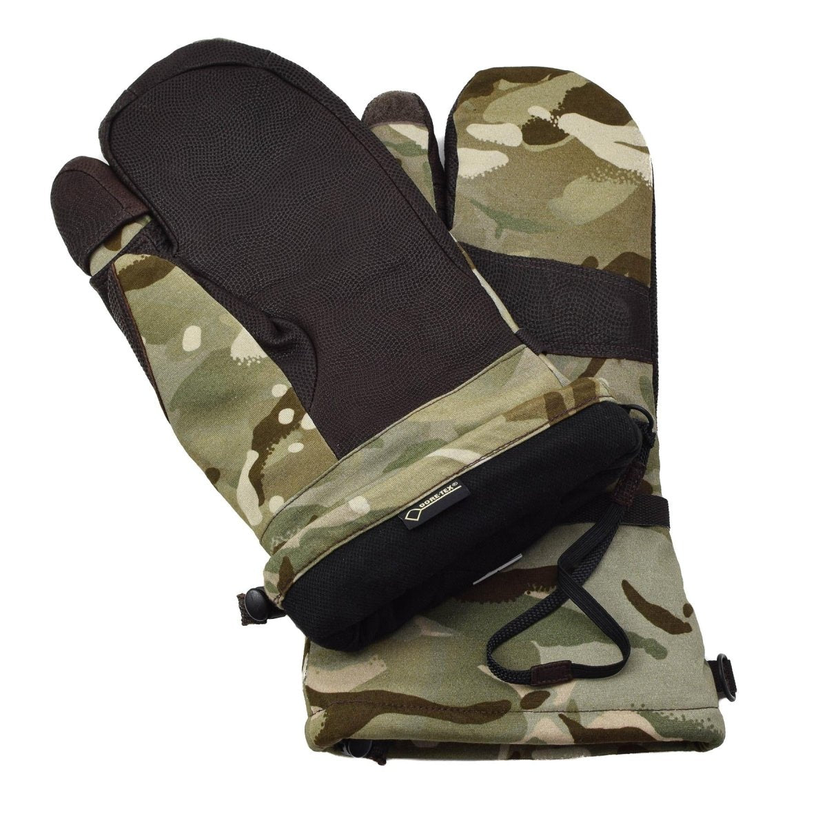 Manoplas de tiro del ejército británico originales Camuflaje MTP militar para clima frío