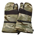 Manoplas de tiro del ejército británico originales Camuflaje MTP militar para clima frío