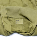Camisa tricot del ejército británico original cremallera con cremallera con cremallera verde termal