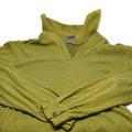 Camisa tricot del ejército británico original cremallera con cremallera con cremallera verde termal