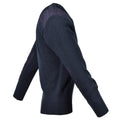 Servicio de jersey de Explicador de Ex-Policía British British British Séter Séter de cuello en V Blue