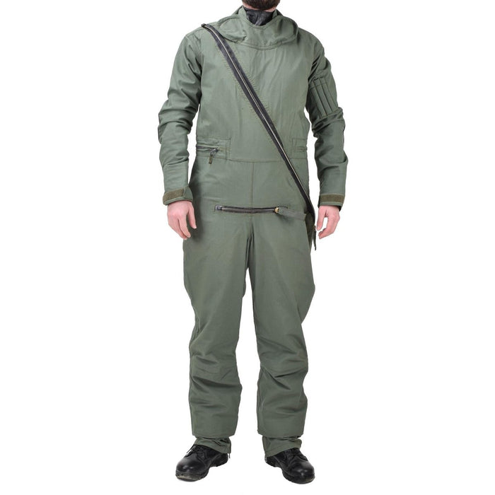 Traje de protección MK20A de inmersión verde original para tripulación aérea militar británica - GoMilitar