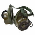 Juego de auriculares originales militares británicos Amplivox Aviation Communications Vintage