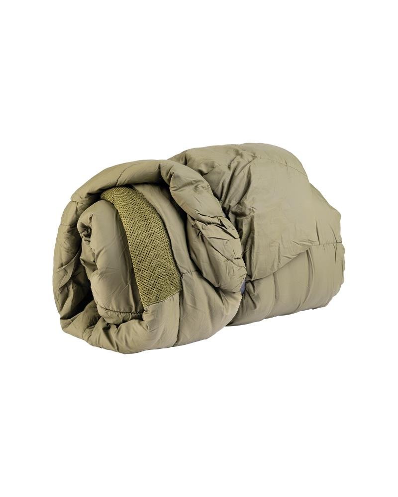 Saco de dormir original militar británico de invierno ártico, diseño en forma de momia, color verde oliva