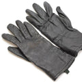 Guantes de combate militares británicos originales correas de muñeca cuero emitido por el ejército negro