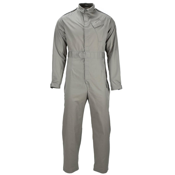 Mono militar británico original, mono de trabajo ligero, gris utilitario para uso táctico duradero y al aire libre en equipo militar excedente
