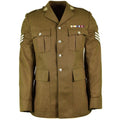 Chaqueta militar británica original Problema de uniforme militar caqui nuevo