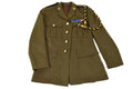Chaqueta militar británica original Problema de uniforme militar caqui nuevo
