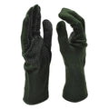 Guantes militares británicos originales Anti Palms Slip Nomex Aramid Green NUEVO
