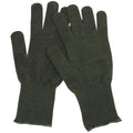 Guantes militares británicos originales Anti Palms Slip Nomex Aramid Green NUEVO