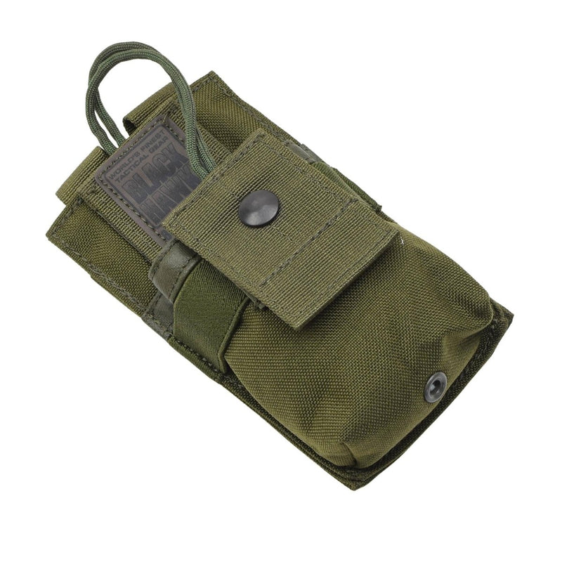 Original British Military GPS radio pouch molle bag nylon bag holster Olive - GoMilitar