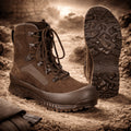 Botas tácticas HAIX para mujer Botas de combate del desierto de membrana GoreTex Marrón