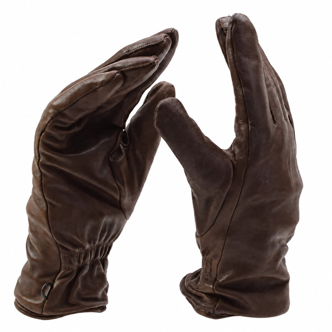 Guantes de cuero militares británicos originales MK II Forro de combate Marrón