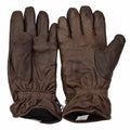 Guantes de cuero militares británicos originales MK II Forro de combate Marrón
