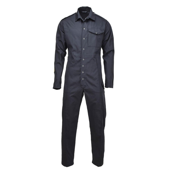 Mono de trabajo uniforme de mecánico militar británico original mono negro - GoMilitar
