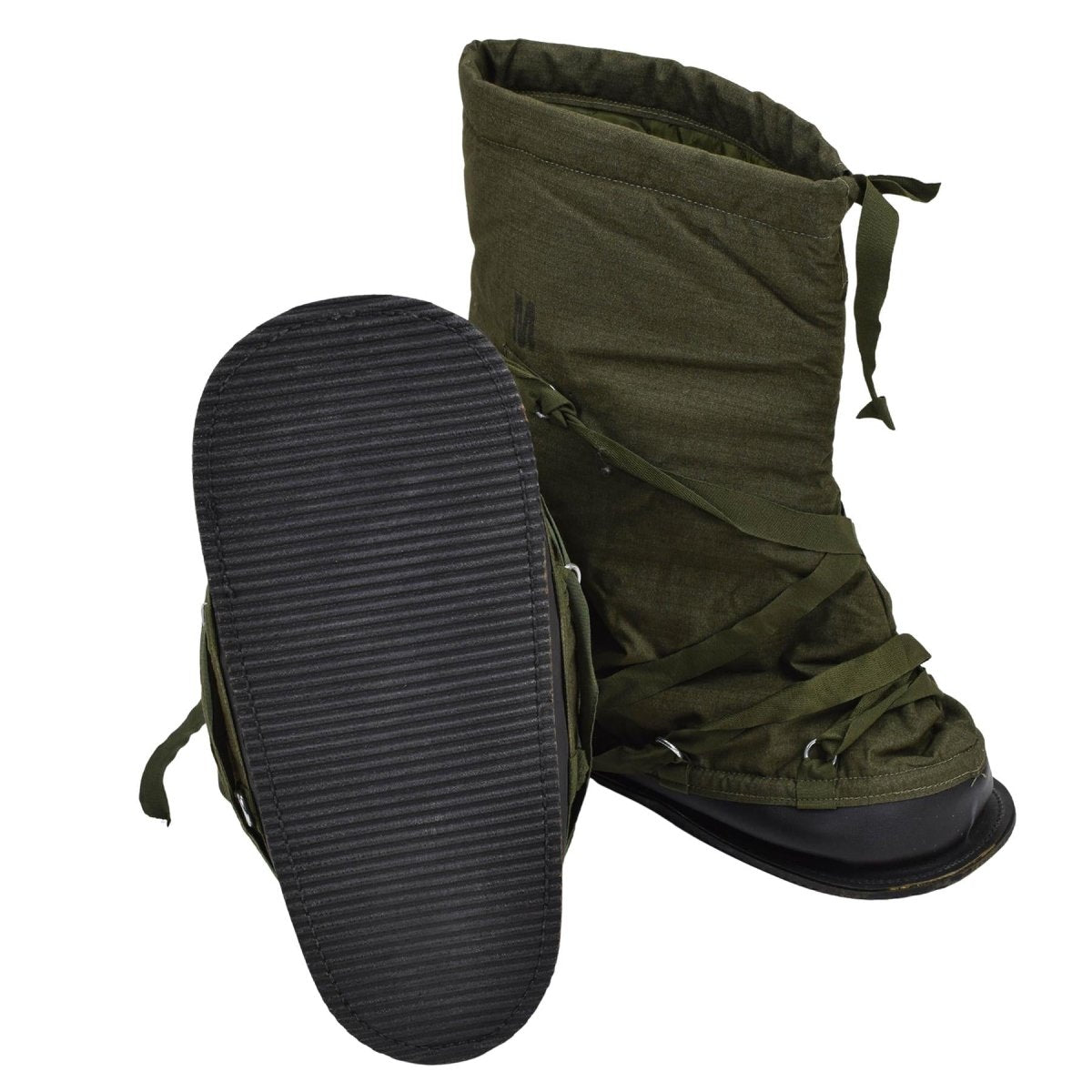 Cubrezapatos Térmicos Militares Británicos Originales Repelente Al Agua Suela Antideslizante Oliva
