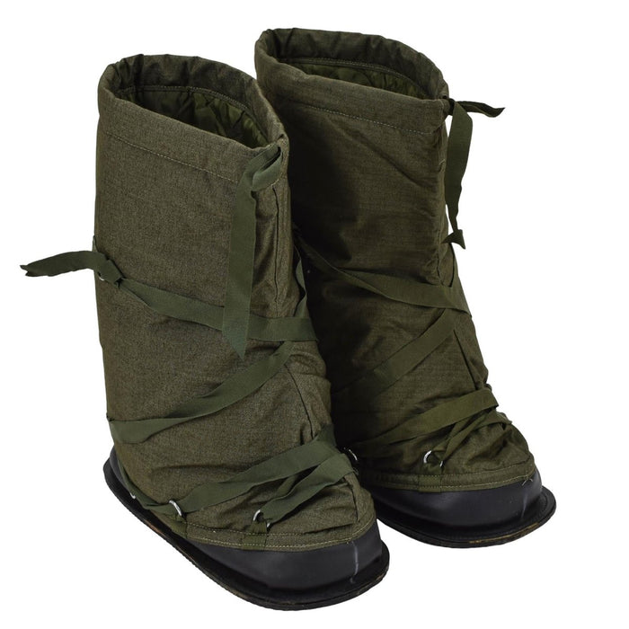 Cubrezapatos Térmicos Militares Británicos Originales Repelente Al Agua Suela Antideslizante Oliva - GoMilitar