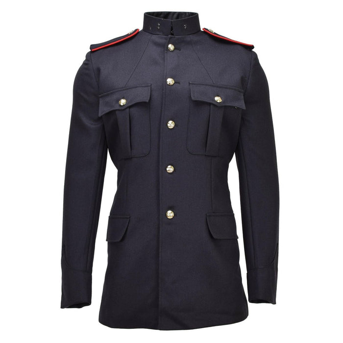 Túnica Militar Británica Original Chaqueta Formal Lana Botones Metálicos Negro - GoMilitar