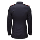 Túnica militar británica original chaqueta formal lana botones de metal negro