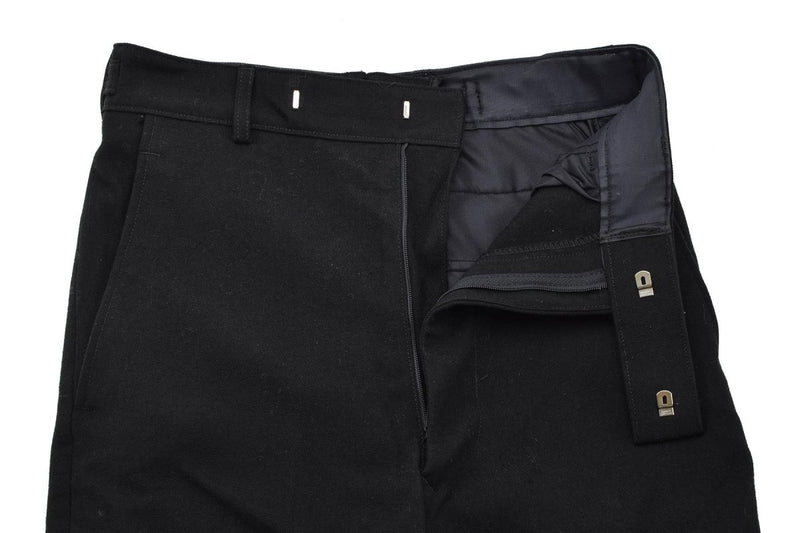 Vestido de pantalones de uniformes militares británicos originales Royale Navy Class 2 LOAN NEGRO NUEVO