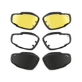 Gafas protectoras originales militares británicas V12 lentes intercambiables negro