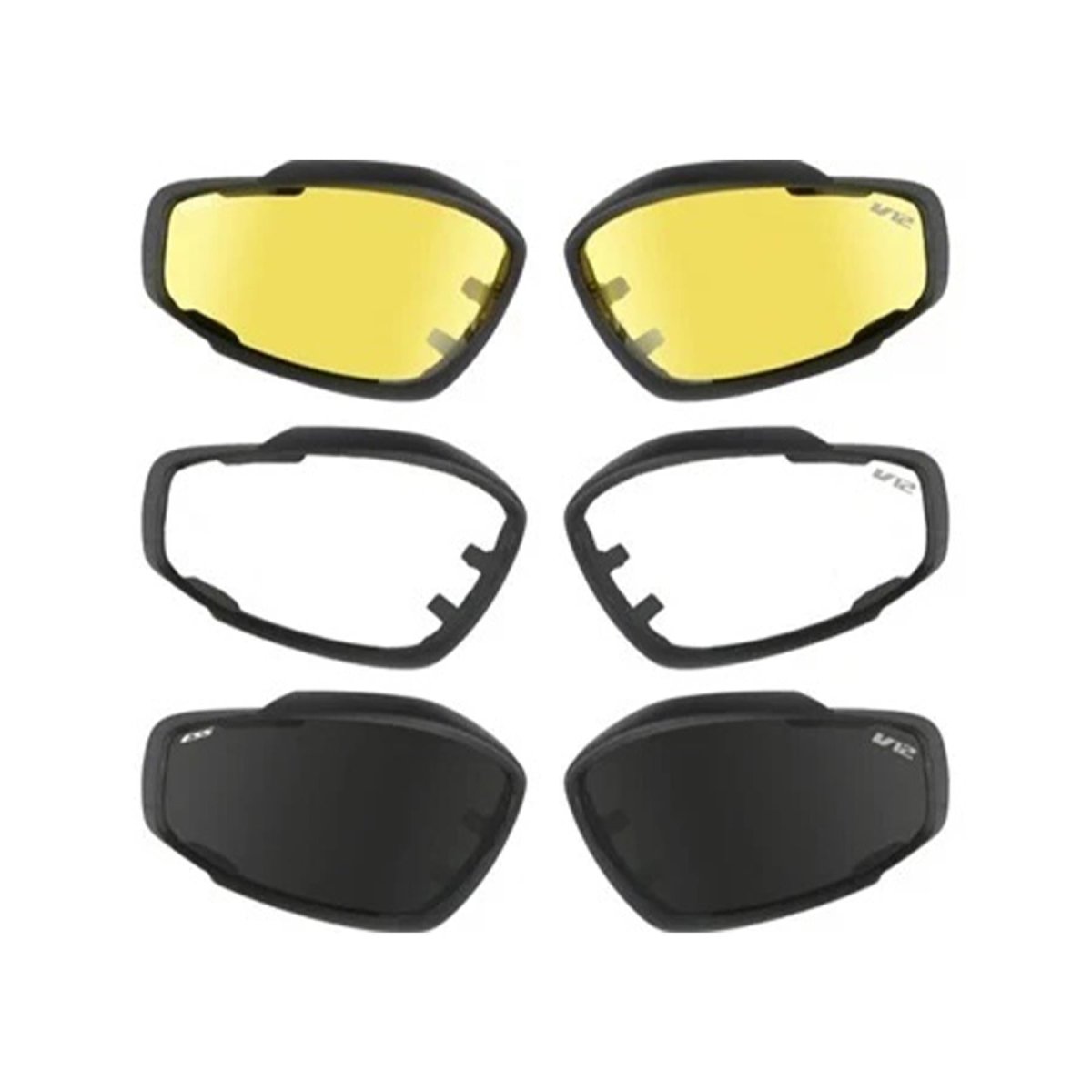 Gafas protectoras originales militares británicas V12 lentes intercambiables negro