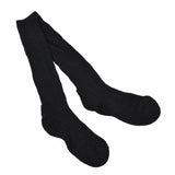Calcetines de invierno militares británicos originales de punto acanalado cálido EU 39–40 Negro