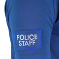 Camiseta de la policía británica original Material transpirable Azul Buardia frontal Camisa de protección