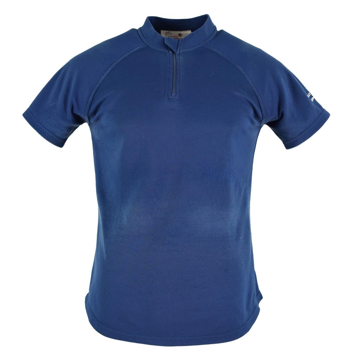 Camiseta de la policía británica original Material transpirable Azul Buardia frontal Camisa de protección